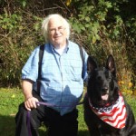 Richard Mann and his service dog Molly